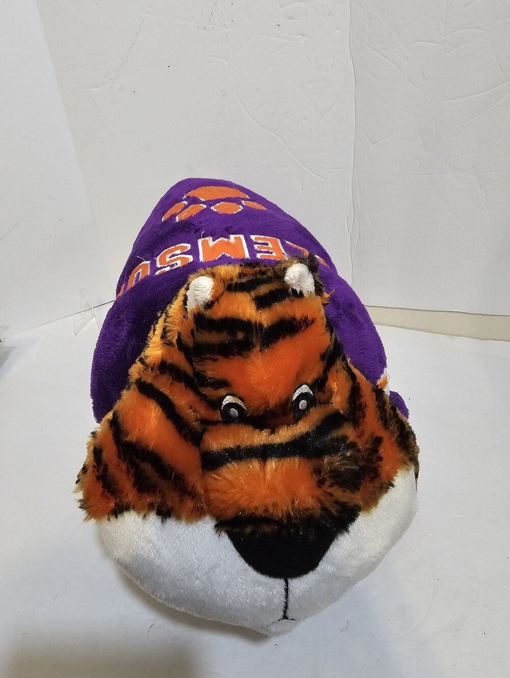 Clemson Tigers My Pillowpet Purple Orange Plush Tiger Team Fan NCAA